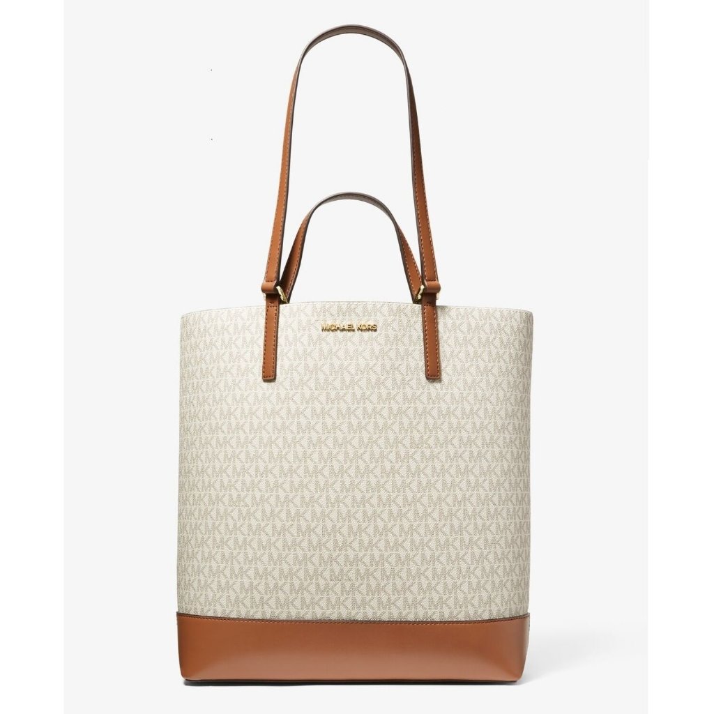 Michael Kors Kelli Large Two-Tone Logo Tote Bag